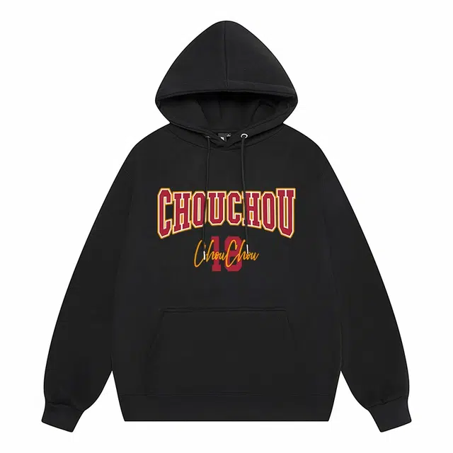 周同学 周杰伦 潮流街头复古个性字母印花图案宽松时尚简约舒适卫衣 男女同款
