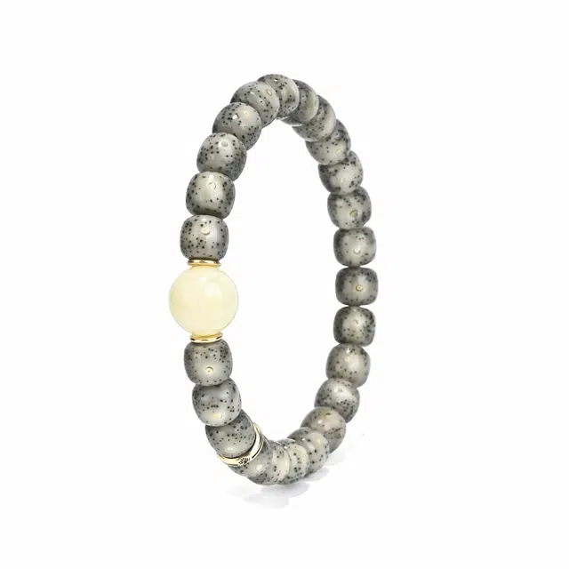 钰澜文玩 小冰糖圆珠搭配款 星月菩提 手串 男女同款情侣款