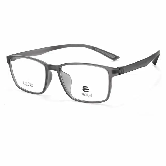 【联系客服可选配镜套餐】 康视顿 黑色磨砂渐变 光学镜架 男女同款情侣款