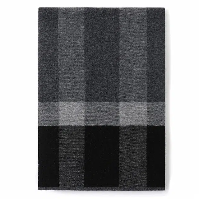 【精选羊毛】 浪莎 冬季两用韩版披肩百搭长辈礼盒装 绒线围巾 男款