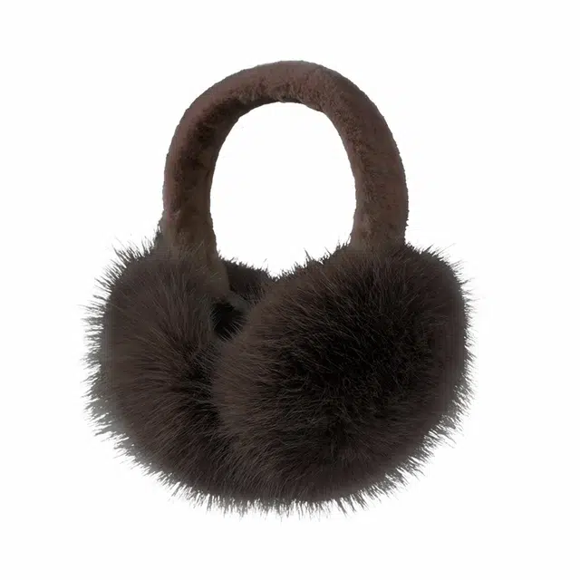 南极人 冬季新款毛茸保暖耳包防冻防风防寒耳捂加厚可折叠耳暖百搭 毛绒 耳罩 女款