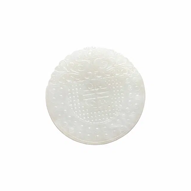 舒杰 【孤品】和田玉招财貔貅吊坠 国潮转运吞金兽 白玉 男女同款情侣款