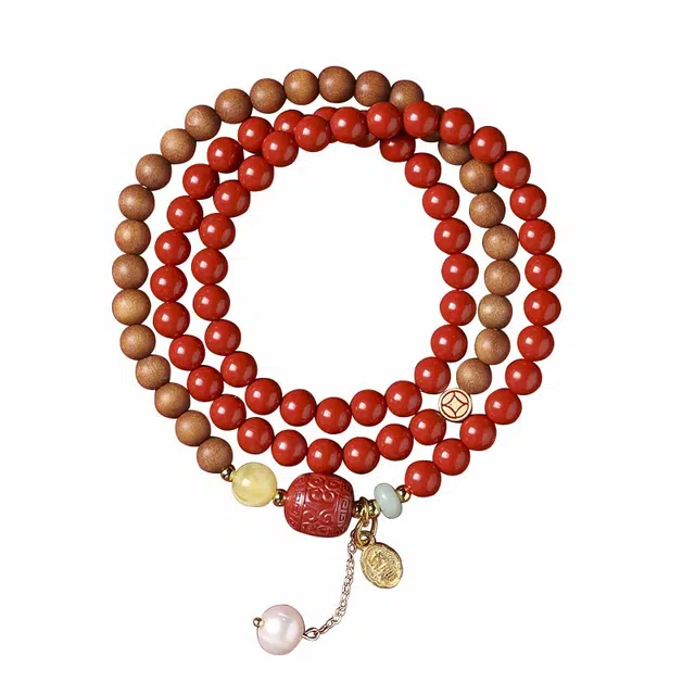 琉堇 招财纳福 许我无忧文玩转运珠 蛇年闺蜜好运大吉大利#好运 檀木 手串 男女同款情侣款