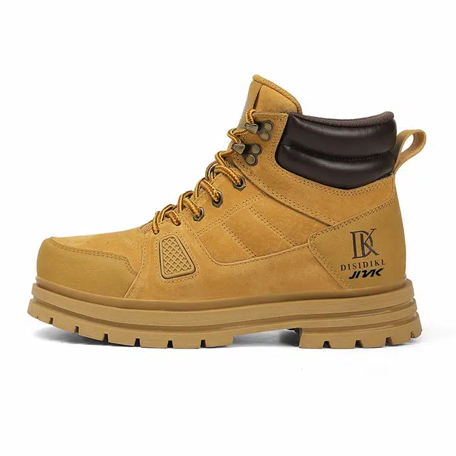 金莱克 时尚舒适百搭 及踝 马丁靴 男款 黄色