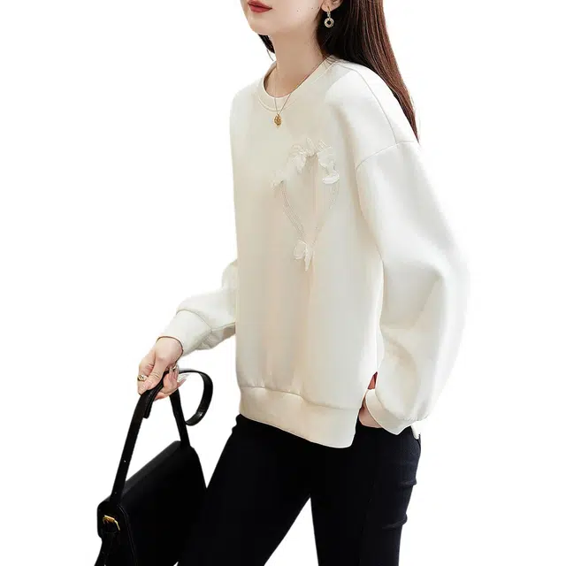 【dme】 基础简约圆领宽松卫衣 女款