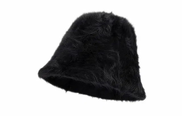 白卷 毛绒兔毛水桶 腈纶 渔夫帽 女款