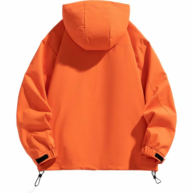 雅鹿  户外山系防风防水城市机能风斜拉链设计徒步旅游休闲百搭连帽 冲锋衣 男女同款