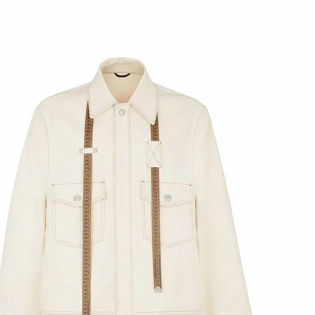 FENDI Beige Canvas Jacket