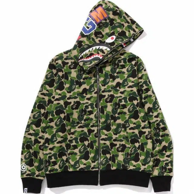 BAPE ABC Camo Shark Reversible Hoodie