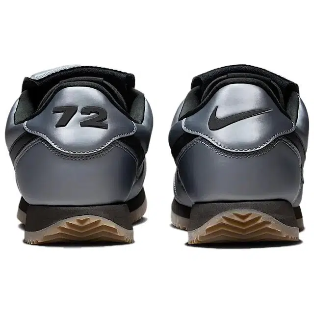 Nike Cortez LEATHER SE "Metallic Cool Grey Black"