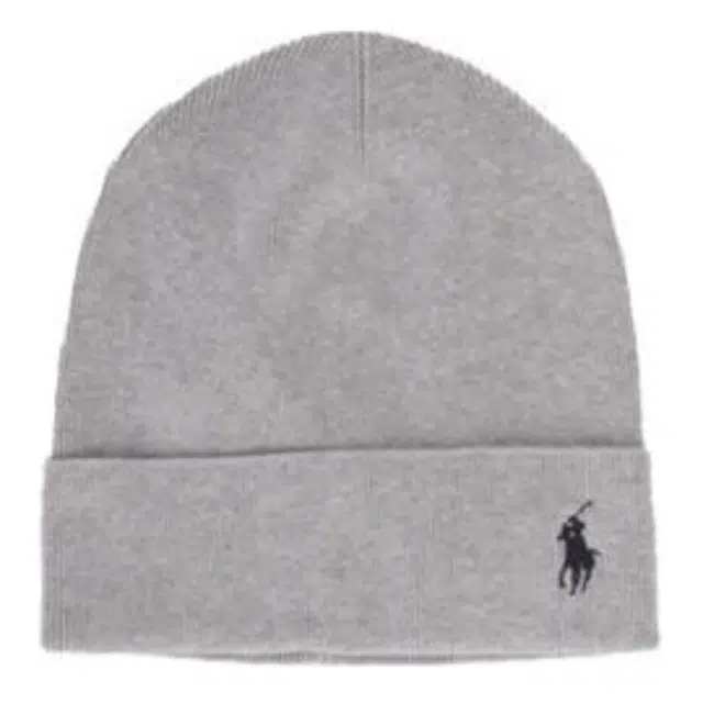 Ralph Lauren Original Cotton Beanie Gray