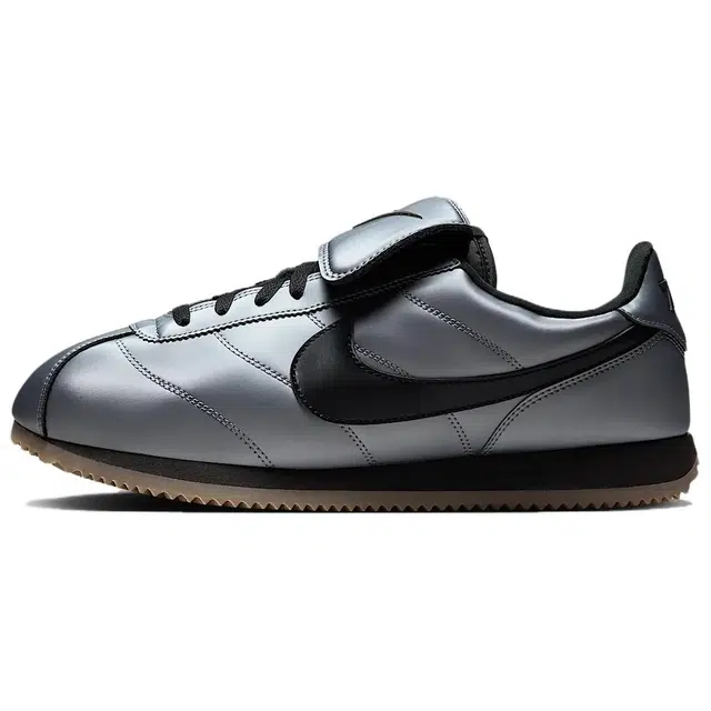 Nike Cortez LEATHER SE "Metallic Cool Grey Black"