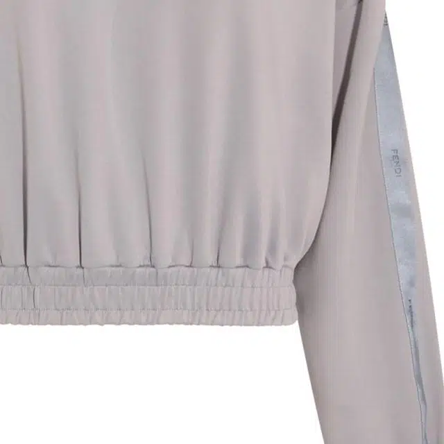 Fendi SS23 Letter Print Hoodie Brown