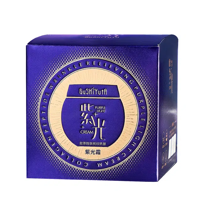 故事与她  滋润胶原胜肽抚纹紫光面霜 保湿抗皱 干皮