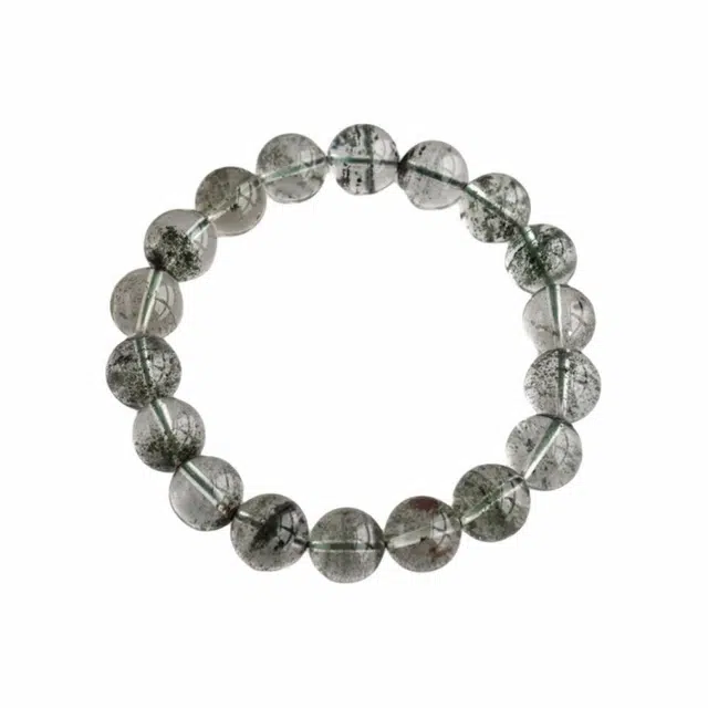 兰慕茵诺 轻奢小众高级感绿幽灵 金钵满盆 四季幽灵聚宝盆转运珠 #好运 水晶 手串 男女同款情侣款