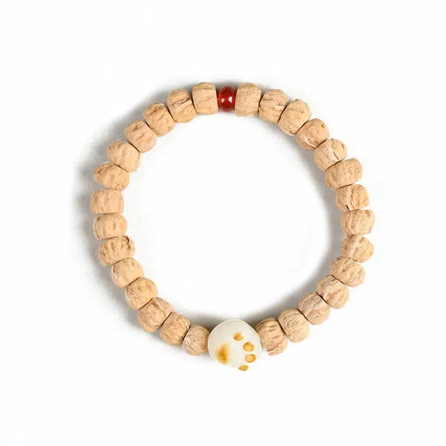 書卓 精品念珠可爱治愈田园炭烧菩提文玩手持#好运 柏香籽/百香籽 手串 男女同款情侣款