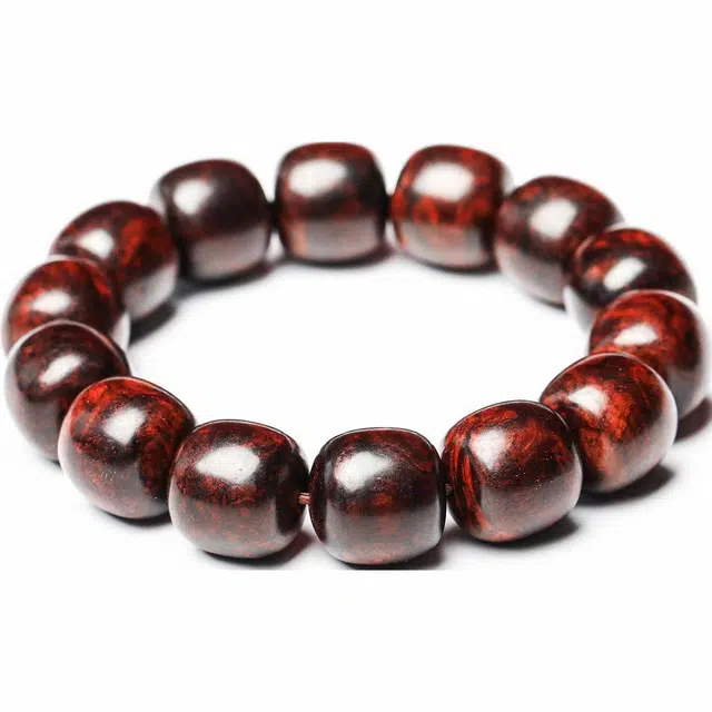 三檀小舍 新中式国风佛珠新中式复古风 转运招财霸气瘤疤高货#好运文玩盘玩礼盒 紫檀属 手串 男女同款情侣款