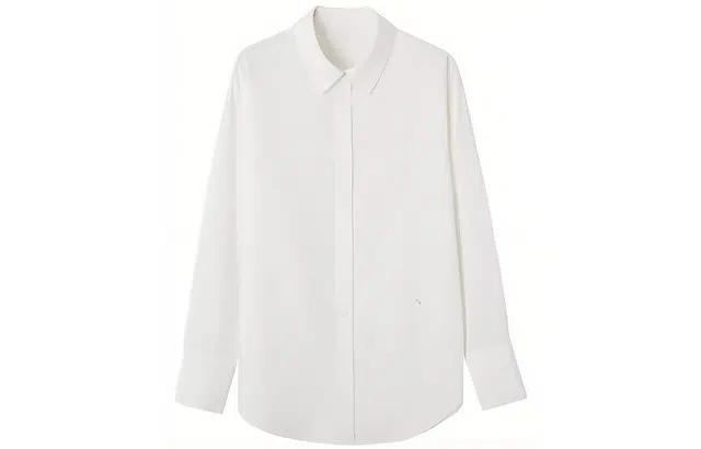 【dme】翻领纯色长袖衬衫 女款