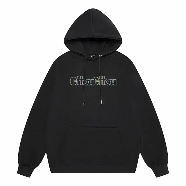 周同学 周杰伦 美式潮牌个性字母印花连帽韩版多巴胺色系宽松套头加绒加厚防寒保暖无性别主义时尚简约舒适长袖卫衣 男女同款