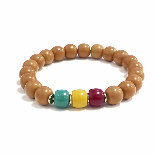 九隆古 中式国潮老型桶珠文玩佛珠转运珠 小众轻奢转运  复古小众设计高级感手捻串珠 招财纳福#好运 猴头核桃 手串 男女同款情侣款