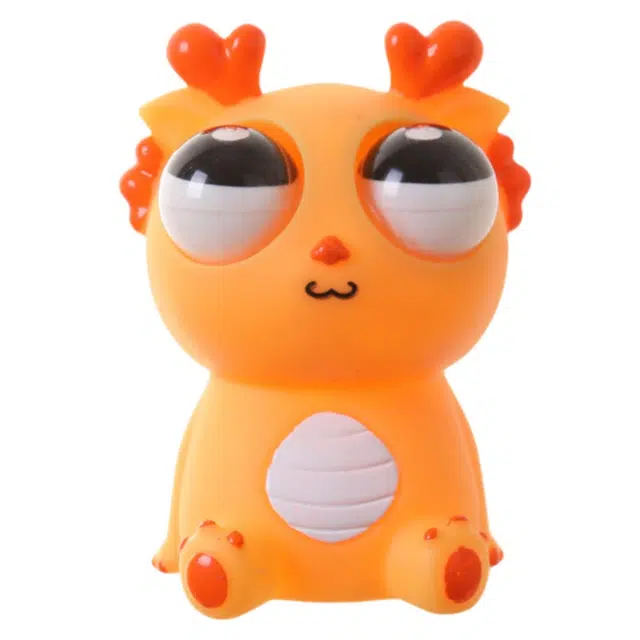 万童乐 刀乐哥爆眼龙捏捏乐蛇年挤压瞪眼小龙人公仔 可爱解压立体发泄搞笑整蛊 玩具