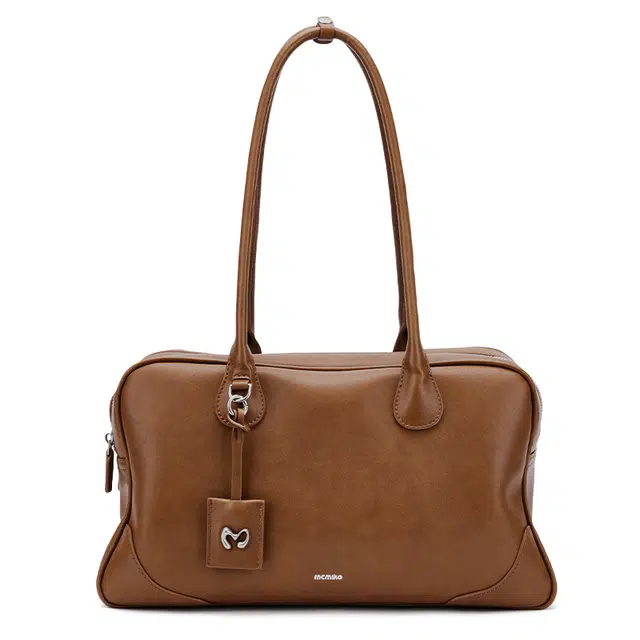 MCMIKO Boston Shoulder Bag Caramel Brown