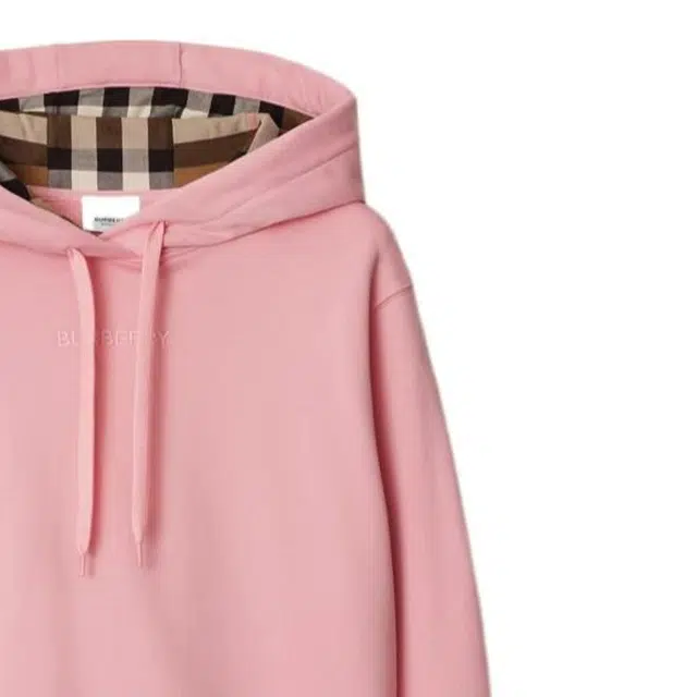 Burberry Cropped Cotton Hoodie
