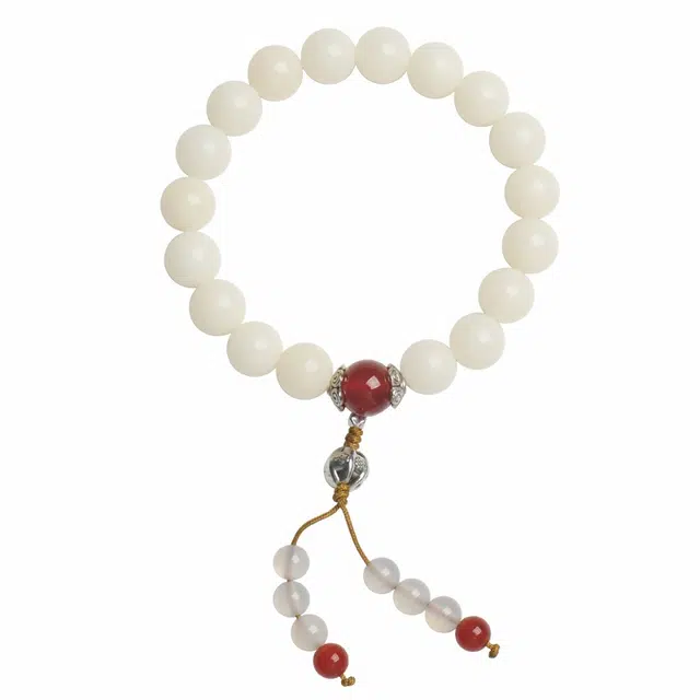 月印百川 新中式国潮转运念 手把件 复古简约设计文玩 小众设计感手饰 菩提根 手串 男女同款情侣款 礼盒装