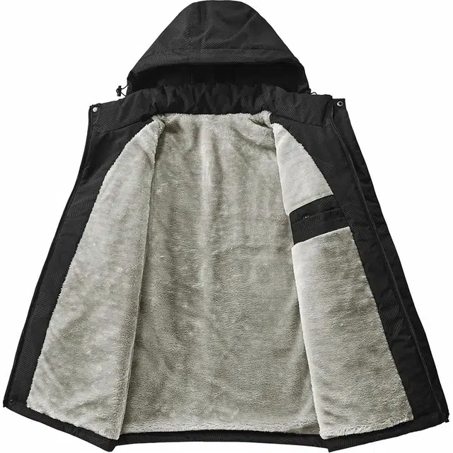 大白鲨 户外山系加绒加厚登山旅行服运动日常青年棉服 男款
