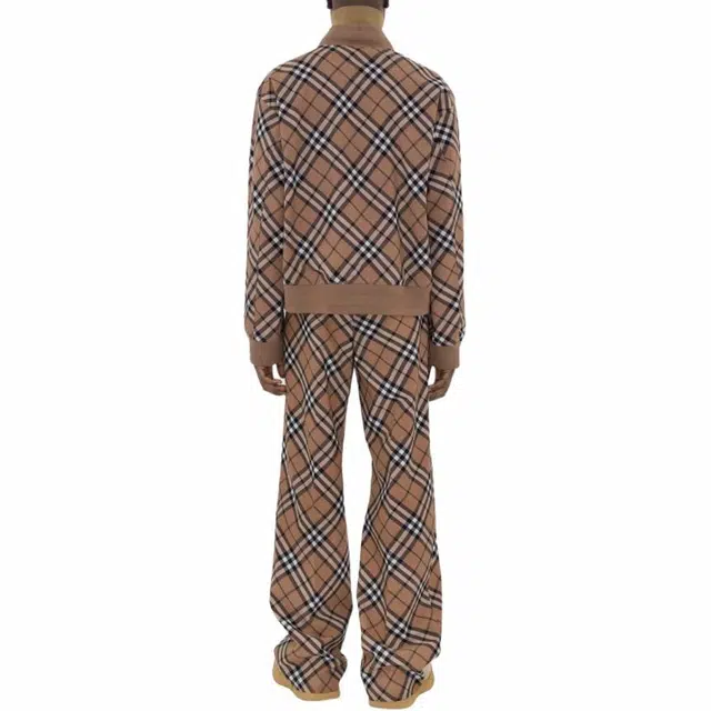 Burberry Check Wool Blend Harrington Jacket