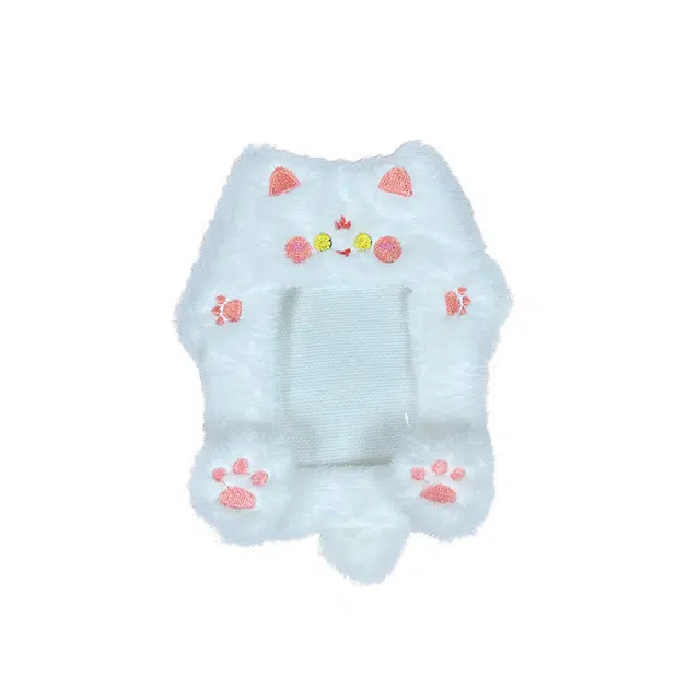 一点潮玩 可爱萨摩耶吱吱叫挂饰 狐狸卡套 展示保护套 玩偶周边