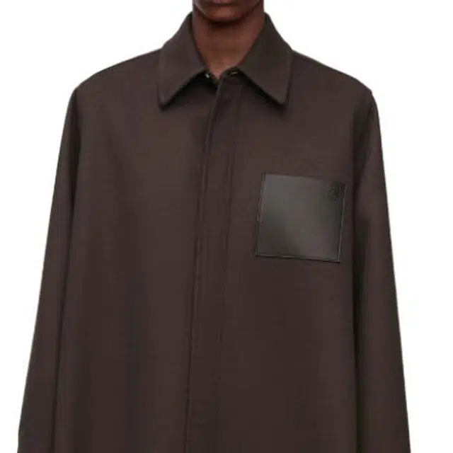 LOEWE Trapeze Coat In Wool And Cashmere