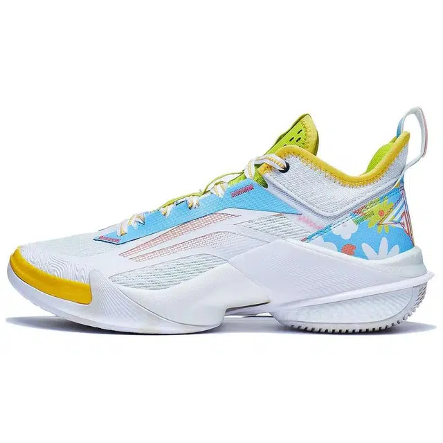 LiNing Air Strike 10 White Blue