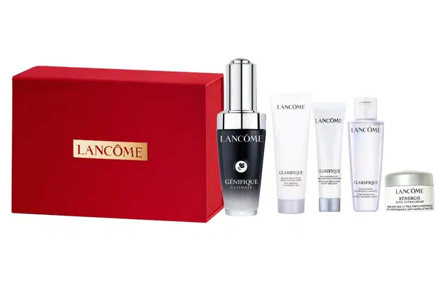 兰蔻 新年限定红运丝绒护肤套装 保湿修护补水 五件套