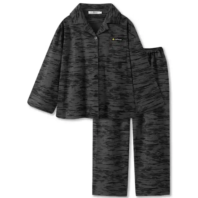 乐姿韵 休闲时尚开衫长袖长裤家居服可外穿睡衣套装 女款 灰色