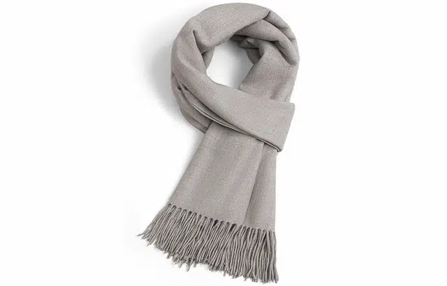 优幽兰 针织加厚护脖子 防风防寒 保暖简约高级感学生 仿羊绒 绒线围巾 女款