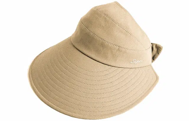 优幽兰 时尚 优雅气质大脸显小户外旅行撞色潮流休闲简约夏季防紫外线韩版穿搭 棉 防晒帽 女款