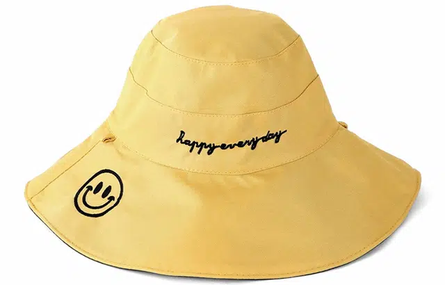 优幽兰 小众设计感户外防紫外线大帽檐显脸小韩版双面温柔甜美穿搭 棉 防晒帽 女款