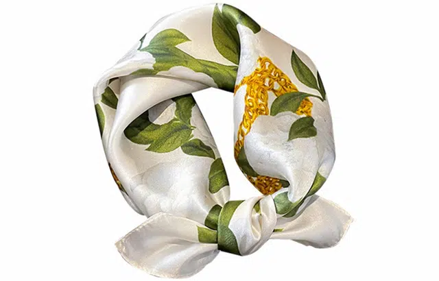 优幽兰 复古温柔气质小众高级感文艺小清新小众精致简约 真丝丝巾 女款