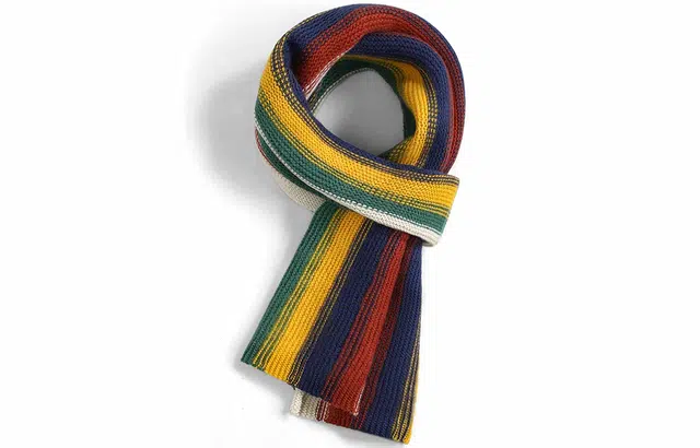 优幽兰 大牌防风防寒彩虹大蓬松经典款百搭时尚两用氛围感学生保暖小众简约 绒线围巾 披肩 女款