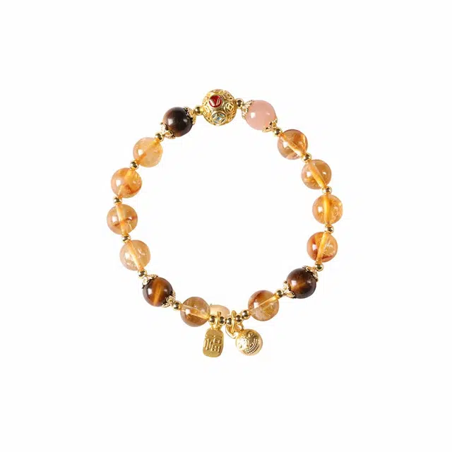 龙弗 财运亨通招财纳福复古宫廷风时来运转 水晶 手串 女款