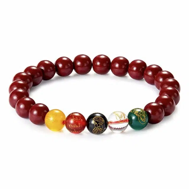 奥斯坦汀 小众设计 串珠 转运珠 再造辰砂朱砂 手串 男女同款情侣款