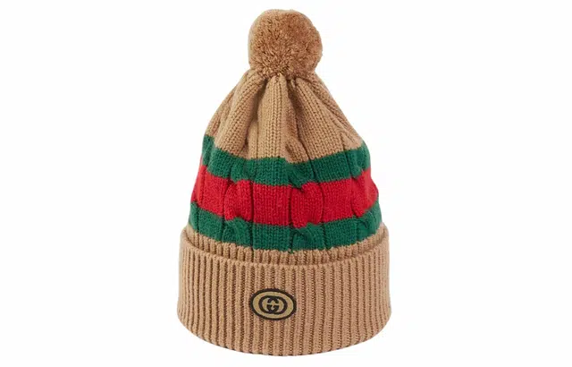Gucci Striped Wool Beanie