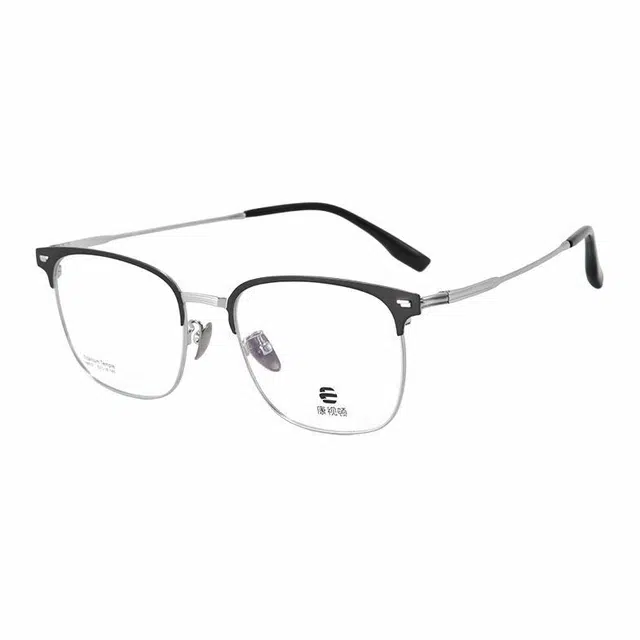 【联系客服可选配镜套餐】 康视顿 轻型眉线框 光学镜架 男女同款情侣款