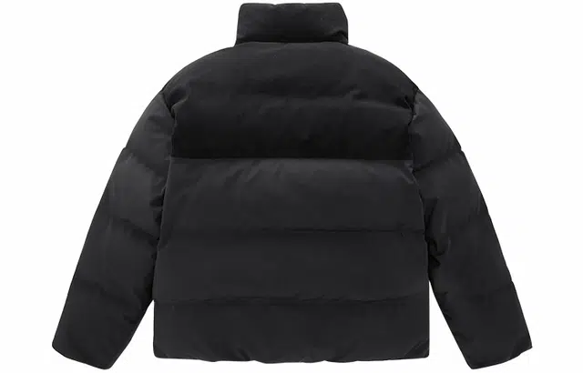 PEACEBIRD MEN Corduroy Patchwork Down Jacket