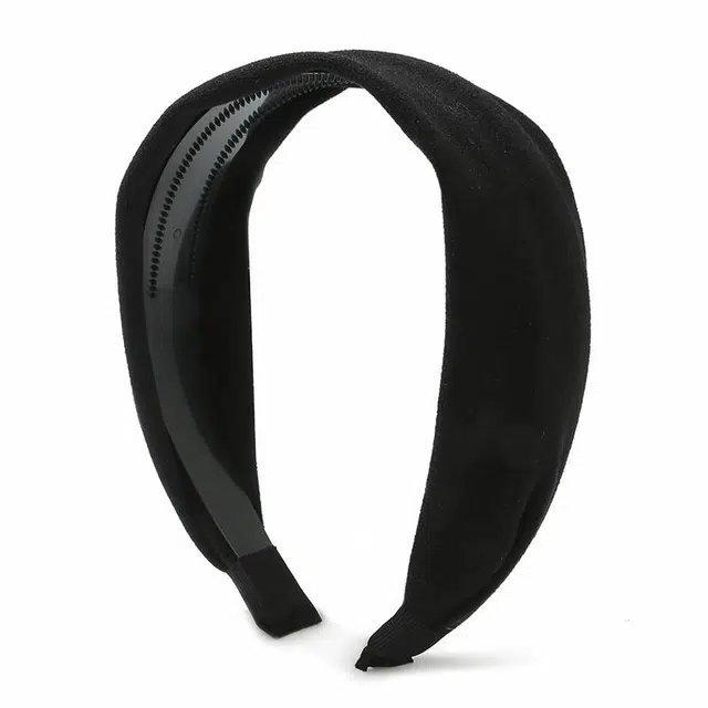 如花梦 秋冬宽边绒面 洗脸发卡高级感时尚洋气发饰 布艺 发箍 女款