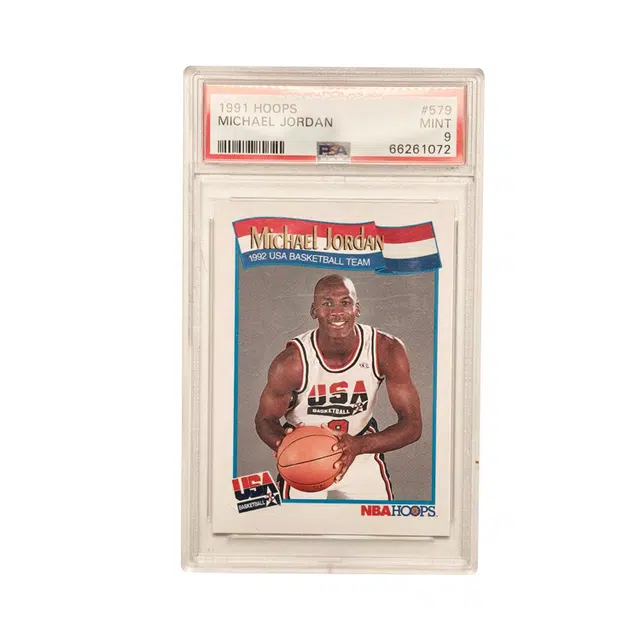 PANINI 1991 Hoops Michael Jordan 92 PSA 9