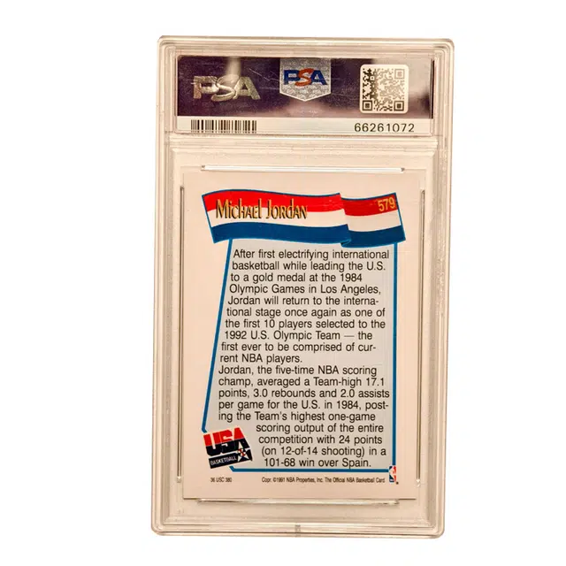 PANINI 1991 Hoops Michael Jordan 92 PSA 9