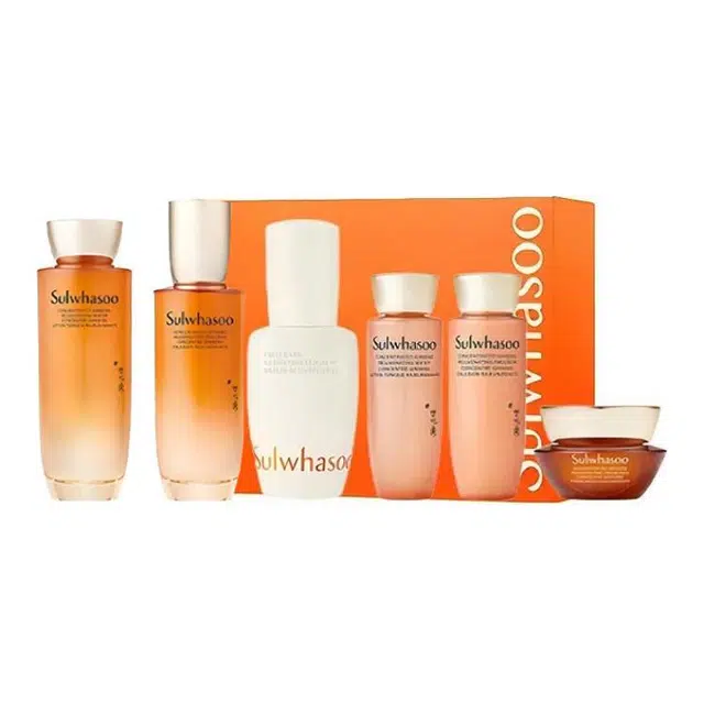 雪花秀 紧颜保湿肌底精华护肤套装 舒缓滋润 六件套