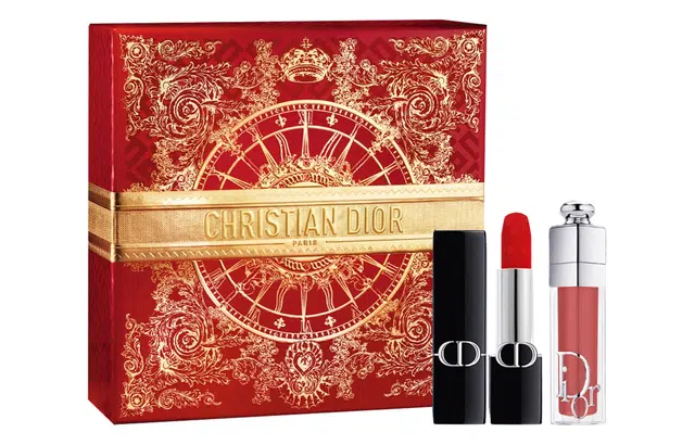 DIOR New Year Limited Lipstick Set Blue Gold
